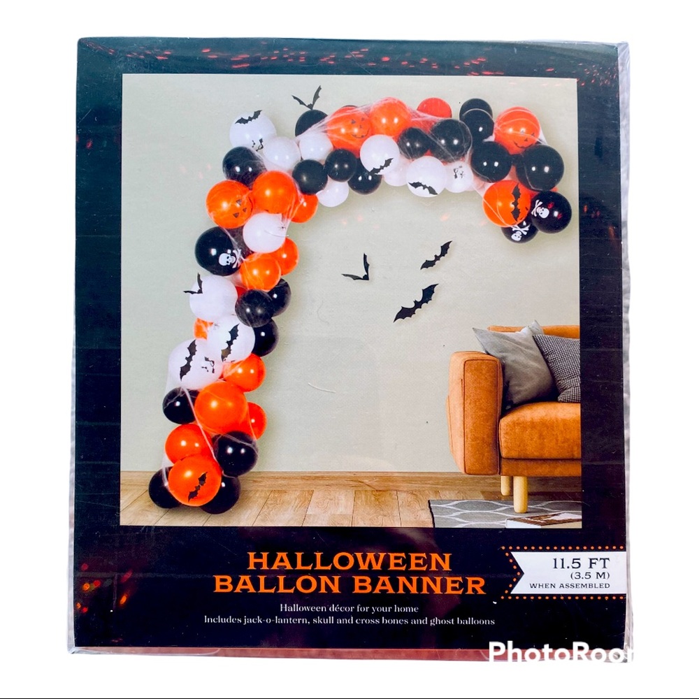 Halloween Balloon Banner